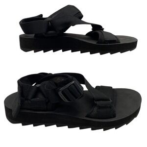 Merrell Womens Alpine Strap Sandals Black Sport Size 9 Adjustable Straps Outdoor